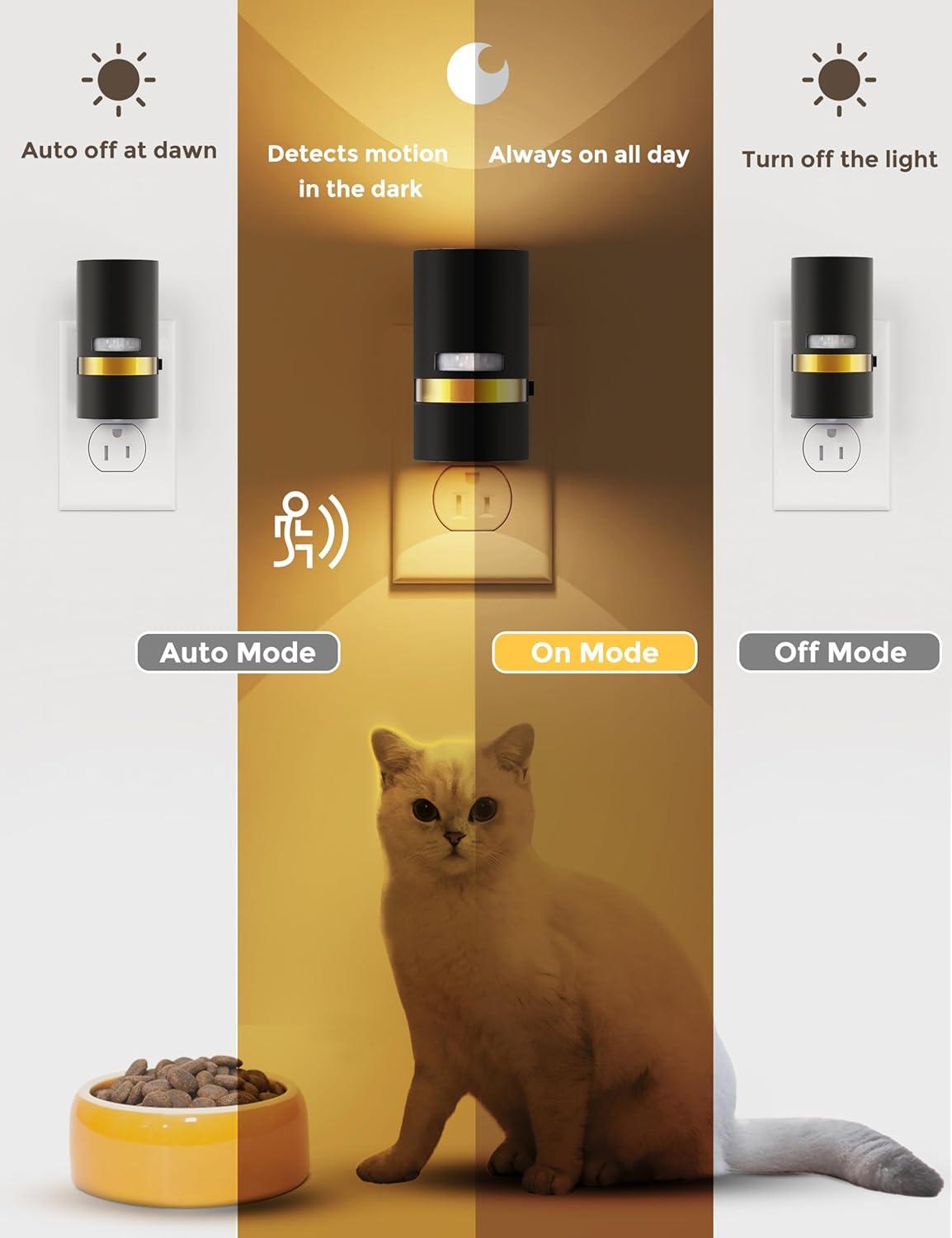 image2 pack Dusk to Dawn night light2 pack Motion Sensor night light