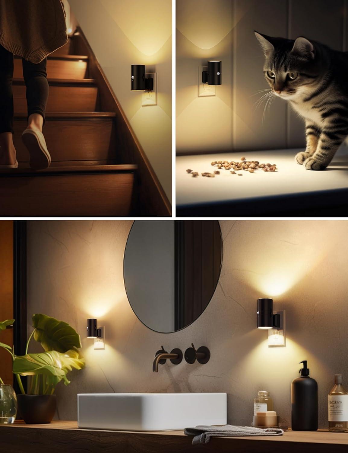 image2 pack Dusk to Dawn2 pack Motion Sensor night light