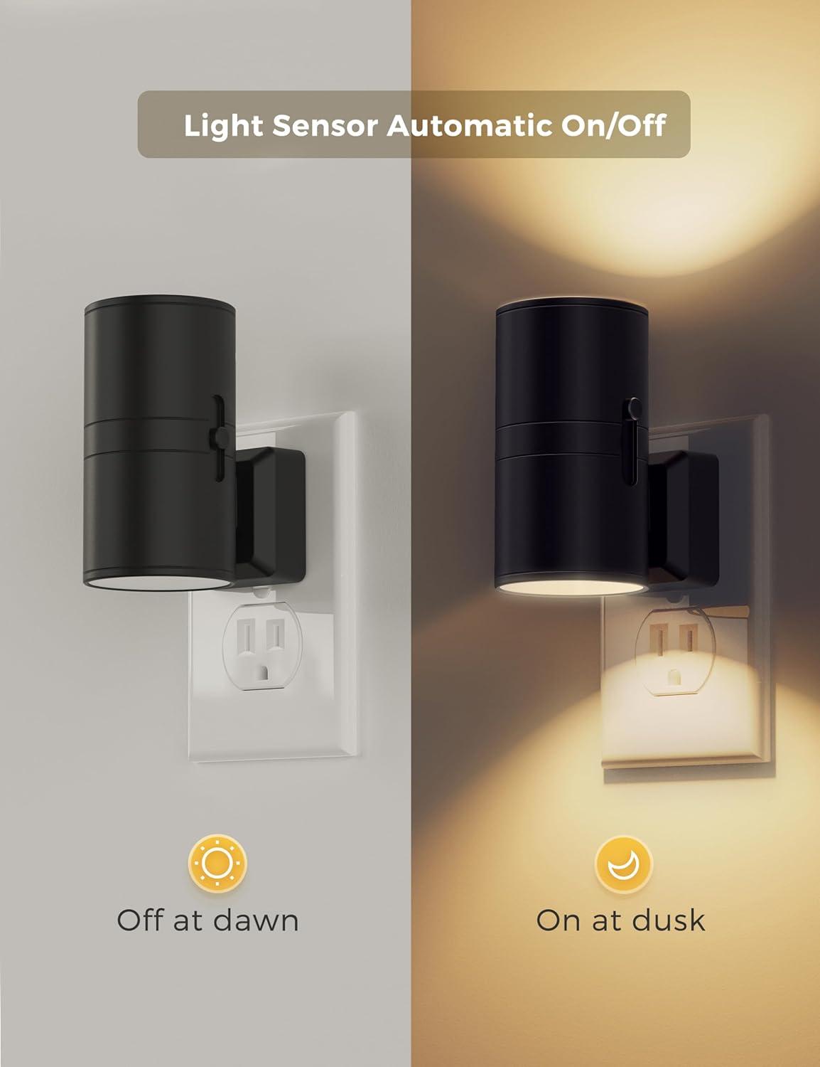 imageL LOHAS LED 2 pack Night Light Plug in2 pack Motion Sensor Night Light
