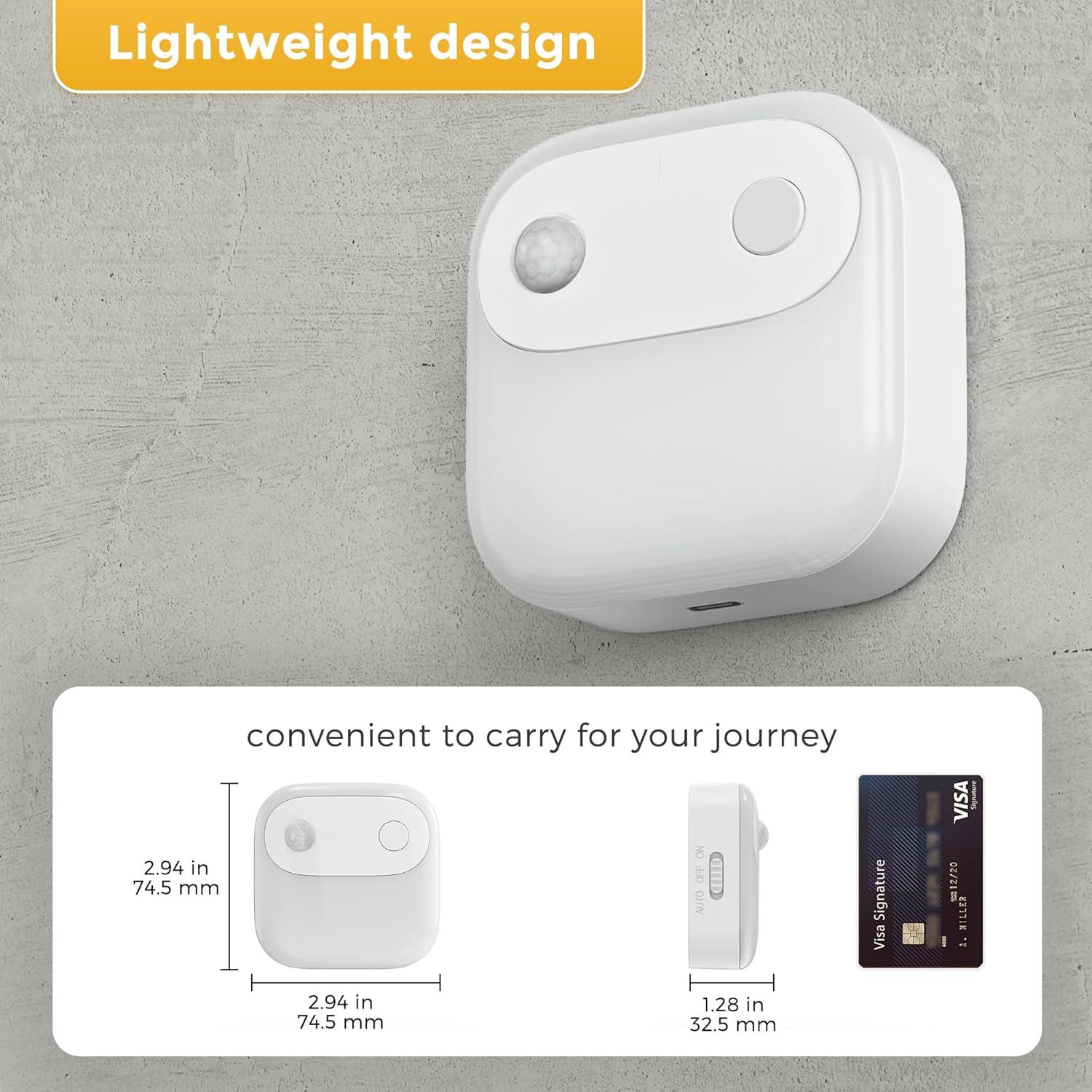 imageL LOHAS LED 2 pack Night Light Plug in2 pack Motion Sensor Night Light