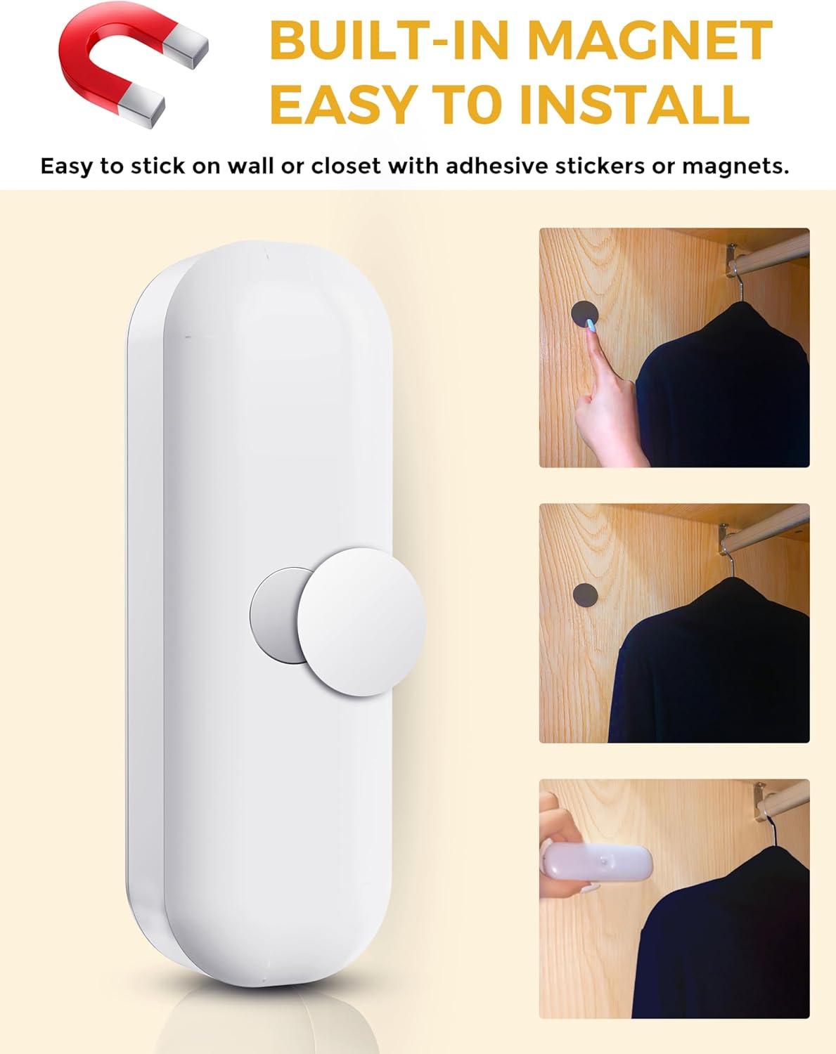 imageStickOn Motion Sensor Night Light Wall Lights Closet Lights Stair Lights Motion Activated Night Light