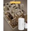 image2 Black Shade  2 White Shade Motion Sensor Night Light Plug in 0100LM Dimmable 3000K Soft White
