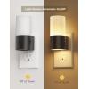 image2 Pack Motion Sensor  2 Pack Light Sensor Night Lights Plug into Wall 0100lm 1W Soft White 3000K Dimmable Night light
