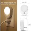 imageL LOHAS LED 6PACK Motion Sensor Night LightNight Lights Plug into Wall3000K Soft White3060lm Brightness AdjustableNightlight for Bathro