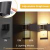 imageL LOHAS LED Motion Sensor Night Light Night Lights Plug into Wall with with Motion Sensor ampamp Dusk to Dawn Sensor Motion Activated LED Night Light 3000K Soft White 4 PackBlack3000K