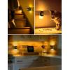 imageL LOHAS LED Motion Sensor Night Light Plug in Night Lights Plug into Wall with Adjustable Brightness 5000K Daylight White 1W EnergySaving Nightlight for Bathroom Bedroom Kitchen Hallway 2 Pack1600K Amber