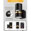 imageL LOHAS LED Motion Sensor Night Light Plug in Night Lights Plug into Wall with Adjustable Brightness 5000K Daylight White 1W EnergySaving Nightlight for Bathroom Bedroom Kitchen Hallway 2 Pack1600K Amber