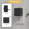 imageL LOHAS LED Motion Sensor Night Light4Pack Plug in Night Light with Dusk to Dawn SensorBrightness Adjustable3000K Soft White Nightlight for Bathroom Hallway KitchenSoft White