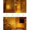 imageL LOHAS LED Night Light Amber Night Lights Plug into Wall LED Nightlight Adjustable Brightness Modern Nightlights for Kids Bathroom Hallway 4 Pack
