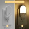imageL LOHAS LED Night Lights Plug into Wall 4 Pack LED Night Light with Light Sensors 3060LM Nightlights for Kids Room Soft White 3000K 06W Automatic Plug in Wall Light for Bedroom HallwaySoft White
