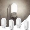 imageL LOHAS LED Night Lights Plug into Wall 4 Pack LED Night Light with Light Sensors 3060LM Nightlights for Kids Room Soft White 3000K 06W Automatic Plug in Wall Light for Bedroom HallwayDaylight