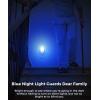 imageL LOHAS LED Night Lights Plug into Wall 4 Pack LED Night Light with Light Sensors 3060LM Nightlights for Kids Room Soft White 3000K 06W Automatic Plug in Wall Light for Bedroom HallwayBlue