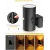 imageSoft White Light Amber Light 4 Pack Motion Sensor Night Light Plug in 0100LM Dimmable