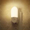 imageL LOHAS LED Night Lights Plug into Wall 4 Pack LED Night Light with Light Sensors 3060LM Nightlights for Kids Room Soft White 3000K 06W Automatic Plug in Wall Light for Bedroom HallwaySoft White