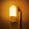 imageL LOHAS LED Night Lights Plug into Wall 4 Pack LED Night Light with Light Sensors 3060LM Nightlights for Kids Room Soft White 3000K 06W Automatic Plug in Wall Light for Bedroom HallwayAmber