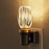 imageL LOHAS LED Night Lights Plug into Wall Plug in Night Light with Sensor Wall SconceStyle Design Night Light for Bedroom Bathroom Hallway 5 Pack