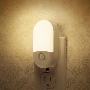 imageL LOHAS LED Night Lights Plug into Wall 4 Pack LED Night Light with Light Sensors 3060LM Nightlights for Kids Room Soft White 3000K 06W Automatic Plug in Wall Light for Bedroom HallwaySoft White