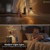 imageL LOHAS LED Night Light Dimmable Night Lights Plug into Wall Vintage Nightlight with Light Sensor Soft White 0100LM Plug in Aesthetic Night Light for Adults Bathroom Hallway Gift 1 Pack2