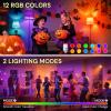 imageL LOHAS LED Rechargeable Light Bulb with Remote ampamp Timer Battery Backup Magnetic Bulbs for Sconces and NonHardwired Fixtures 3 Color Temperatures  12 RGB Colors Dimmable E26 Bulbs 2 Pack