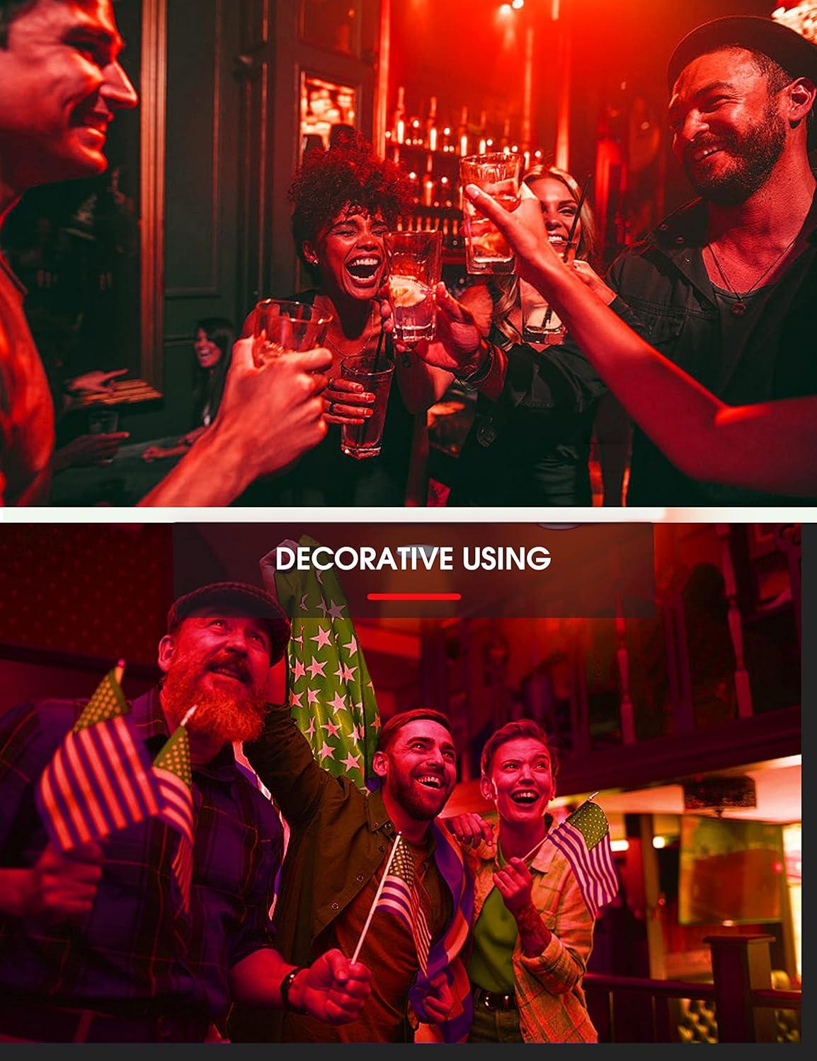 imageChristmas Red Green LED Light Bulbs BR30 Bulbs2PackA19 Bulbs4Pack