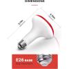 imageChristmas Red Green LED Light Bulbs BR30 Bulbs2PackA19 Bulbs4Pack