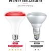 imageChristmas Red Green LED Light Bulbs BR30 Bulbs2PackA19 Bulbs4Pack