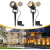 imageHalloween Orange and Purple Spotlights Outdoor3000K Landscape Spotlight Outdoor 2Pack