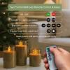 imageL LOHAS LED Christmas Electronic Candle Night Lights with Remote 3Pack Reindeer LED Flameless Candles Battery Operated Flickering Night Light 5 Brightness Levels ampamp Timer for Holiday Home DecorSnowflake