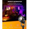 imageL LOHAS LED Halloween Orange Spotlights 3Pack  Purple Spotlights 1Pack