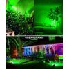 imageLOHAS 10W Dusk to Dawn Outdoor Lighting Auto OnOff 3000K Landscape Outdoor Spotlight IP66 Waterproof Spot Lights for Yard Garden House Pathway Plant2 PackGreen