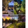 imageLOHAS 10W Dusk to Dawn Outdoor Lighting Auto OnOff 3000K Landscape Outdoor Spotlight IP66 Waterproof Spot Lights for Yard Garden House Pathway Plant2 Pack3000K Warm White  5W