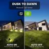 imageLOHAS 10W Dusk to Dawn Outdoor Lighting Auto OnOff 3000K Landscape Outdoor Spotlight IP66 Waterproof Spot Lights for Yard Garden House Pathway Plant2 Pack3000K Warm White  5W