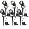 imageLOHAS 10W Dusk to Dawn Outdoor Lighting Auto OnOff 3000K Landscape Outdoor Spotlight IP66 Waterproof Spot Lights for Yard Garden House Pathway Plant2 Pack3000K Warm White  5W
