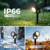 imageLOHAS 10W Dusk to Dawn Outdoor Lighting Auto OnOff 3000K Landscape Outdoor Spotlight IP66 Waterproof Spot Lights for Yard Garden House Pathway Plant2 Pack3000K Warm White  10W