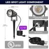 imageLOHAS 10W Dusk to Dawn Outdoor Lighting Auto OnOff 3000K Landscape Outdoor Spotlight IP66 Waterproof Spot Lights for Yard Garden House Pathway Plant2 PackPurple