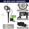 imageLOHAS 10W Dusk to Dawn Outdoor Lighting Auto OnOff 3000K Landscape Outdoor Spotlight IP66 Waterproof Spot Lights for Yard Garden House Pathway Plant2 PackGreen