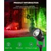 imageLOHAS 10W Dusk to Dawn Outdoor Lighting Auto OnOff 3000K Landscape Outdoor Spotlight IP66 Waterproof Spot Lights for Yard Garden House Pathway Plant2 PackGreen