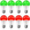 imageChristmas Red Green Light Bulbs outdoor with Dusk to Dawn Sensor