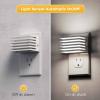imageL LOHAS LED Night Lights Plug into Wall 2 Pack Modern Night Light with Dusk to Dawn Sensor Dimmable Plug in Night Light Adjustable Brightness 5000K White for Bedroom Bathroom Hallway5000KWhite