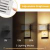 imageL LOHAS LED Night Lights Plug into Wall 2 Pack Modern Night Light with Dusk to Dawn Sensor Dimmable Plug in Night Light Adjustable Brightness 5000K White for Bedroom Bathroom Hallway3000KWhite