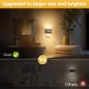 imageL LOHAS LED Night Lights Plug into Wall 2 Pack Modern Night Light with Dusk to Dawn Sensor Dimmable Plug in Night Light Adjustable Brightness 5000K White for Bedroom Bathroom Hallway3000K