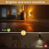 imageL LOHAS LED Night Lights Plug into Wall Dimmable Night Light with 3 Level Brightness 3000K Soft White 2 Pack Cement Gray HousingWhite3CCT