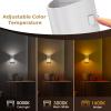 imageL LOHAS LED Night Lights Plug into Wall Dimmable Night Light with 3 Level Brightness 3000K Soft White 2 Pack Cement Gray HousingWhite3CCT