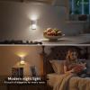 imageL LOHAS LED Night Lights Plug into Wall Dimmable Night Light with 3 Level Brightness 3000K Soft White 2 Pack Cement Gray HousingWhite3CCT