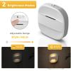 imageL LOHAS LED Night Light Plug in Foldable Night Lights Plug into Wall with Dusk to Dawn Sensor 2 Brightness Level Ideal Nightlight for Bathroom Hallway Kitchen 3000K Soft White 2 PackSoft White
