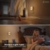 imageL LOHAS LED Night Light Plug in Foldable Night Lights Plug into Wall with Dusk to Dawn Sensor 2 Brightness Level Ideal Nightlight for Bathroom Hallway Kitchen 3000K Soft White 2 PackSoft White