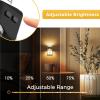 imageL LOHAS LED Night Light RGB Bubble Night Lights Plug into Wall 2 Pack 10Color Change Night LightDimmable Nightlights with Dusk to Dawn Sensor for Rooms Bathroom HallwayBlack Bubble3000K