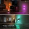 imageL LOHAS LED Night Light RGB Bubble Night Lights Plug into Wall 2 Pack 10Color Change Night LightDimmable Nightlights with Dusk to Dawn Sensor for Rooms Bathroom HallwayBlack BubbleRGB