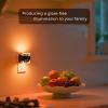 imageL LOHAS LED Night Light RGB Bubble Night Lights Plug into Wall 2 Pack 10Color Change Night LightDimmable Nightlights with Dusk to Dawn Sensor for Rooms Bathroom HallwayBlack BubbleRGB