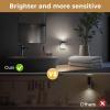 imageL LOHAS LED Night Light RGB Bubble Night Lights Plug into Wall 2 Pack 10Color Change Night LightDimmable Nightlights with Dusk to Dawn Sensor for Rooms Bathroom HallwayBlack Bubble5000K